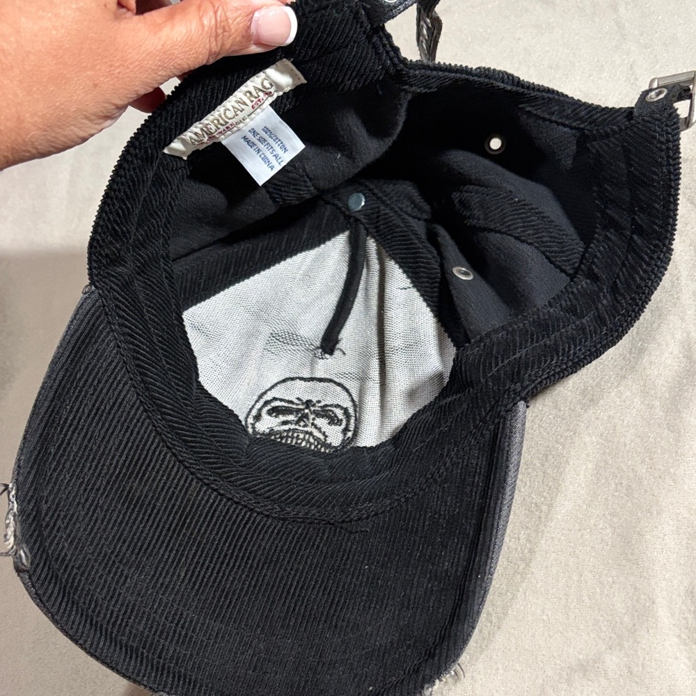 American Rag Black Embroidered Cap - Picture 3 of 6